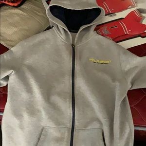 Grey Ralph Lauren hoodie